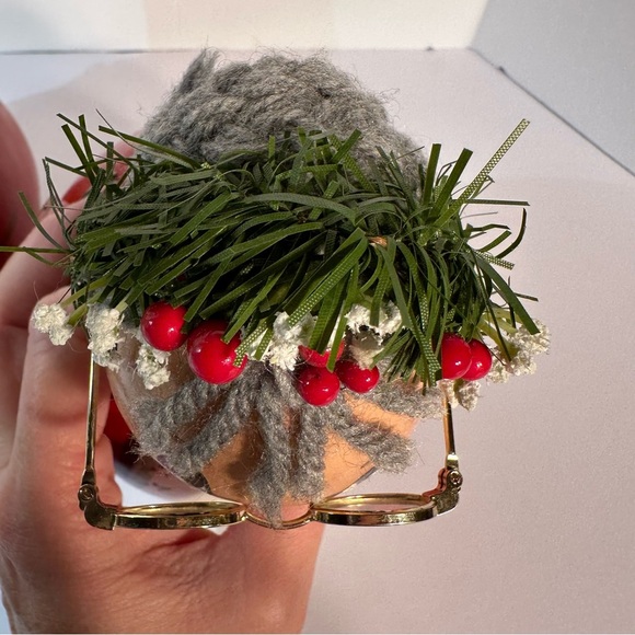 Vtg Santa & Mrs Claus Christmas Gourds Hand Made Signed Mary Susan 11.5” & 9” - Picture 6 of 11